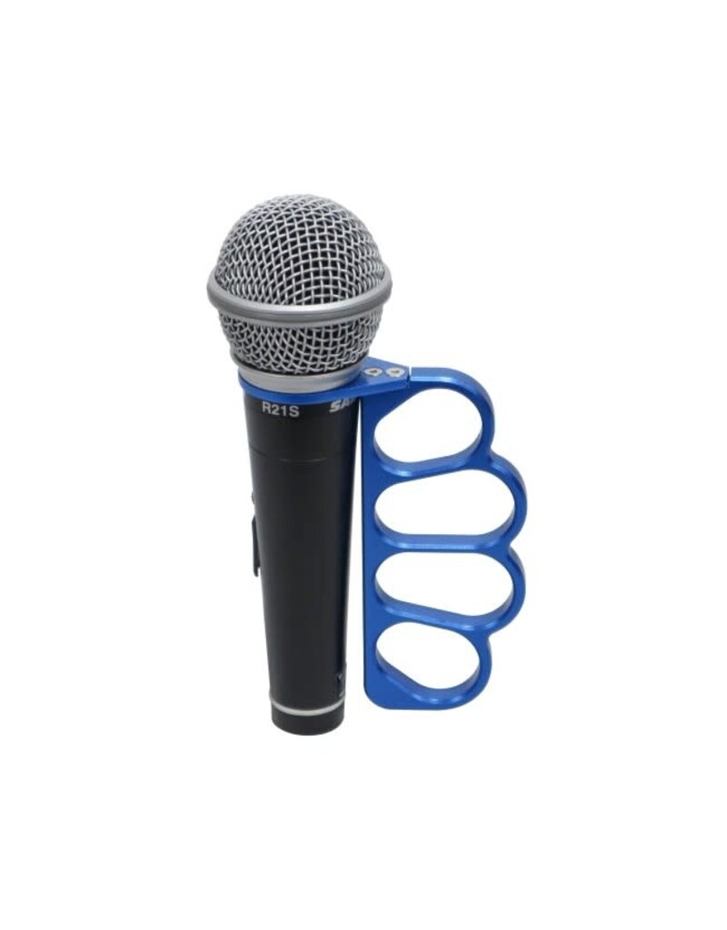 ProX GRIPMATE Hand-Gripped Slotted Microphone Knuckle Holder