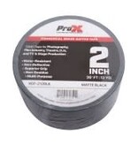 ProX ProX 2 Inch 36FT 12YD Matte Black Commercial Grade Gaffer Tape Pros Choice Non-Residue (XGF-212BLK)