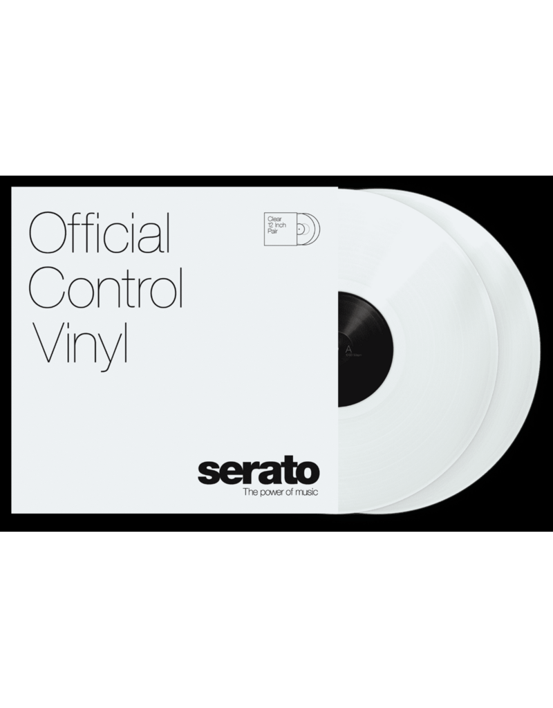 Clear Serato 12" Control Vinyl (Pair)