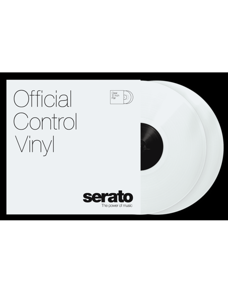 Clear Serato 12" Control Vinyl (Pair)