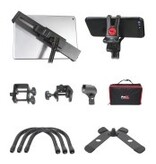 ProX ProX Mobi Buddy Hands Free Tablet Mobile Device Clip Kit DJ Cellphone holder Selfie Stick Table Stand Tripod Clamp and Case (X-MOBITCP20)