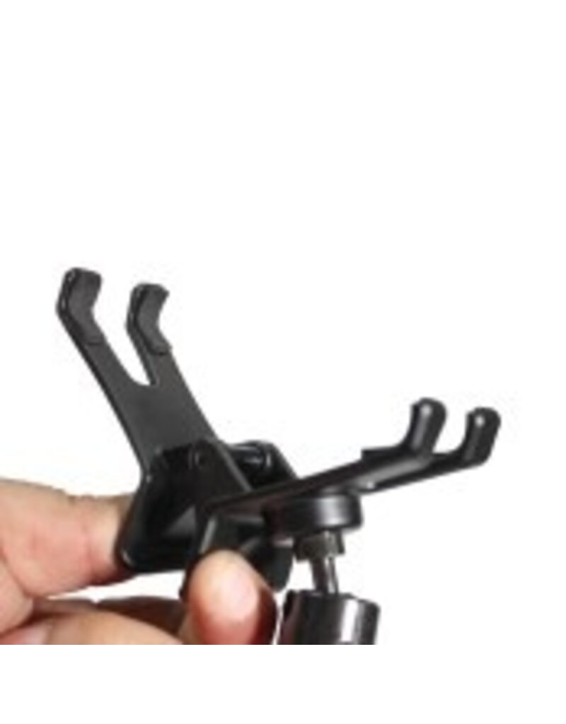 ProX Mobi Buddy Hands Free Tablet Mobile Device Clip Kit DJ Cellphone holder Selfie Stick Table Stand Tripod Clamp and Case (X-MOBITCP20)