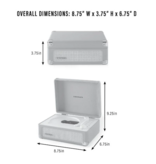 Crosley Crosley Cruiser CD Player with a Tonearm-Inspired Power Switch