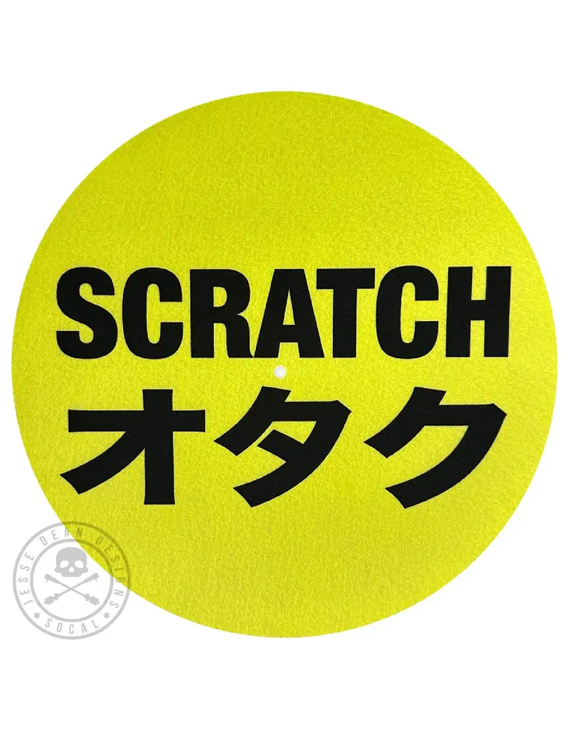 Jesse Dean SCRATCH オタク(OTAKU) 12" Slipmat : One Single Slipmat