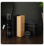 EVEO Vinyl Record Cleaning Kit - 4 in1 Vinyl Record Cleaner Kit for Vinyl Records Albums. Vinyl Cleaner Includes XL Record Brush, Cleaning Liquid (4oz), Duster & Stylus Cleaning Gel - Archival Standard