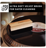EVEO Vinyl Record Cleaning Kit - 4 in1 Vinyl Record Cleaner Kit for Vinyl Records Albums. Vinyl Cleaner Includes XL Record Brush, Cleaning Liquid (4oz), Duster & Stylus Cleaning Gel - Archival Standard