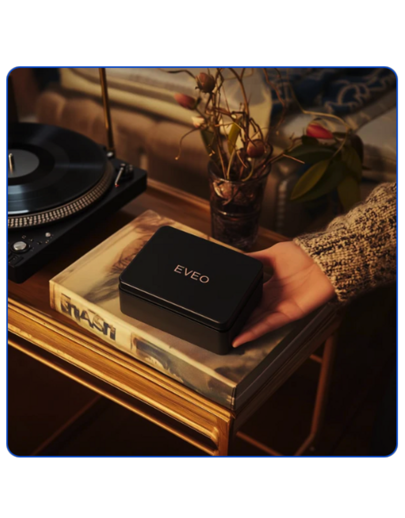 EVEO Vinyl Record Cleaning Kit - 4 in1 Vinyl Record Cleaner Kit for Vinyl Records Albums. Vinyl Cleaner Includes XL Record Brush, Cleaning Liquid (4oz), Duster & Stylus Cleaning Gel - Archival Standard