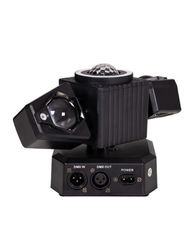 ColorKey ColorKey BeBe FX: All-in-One Party Starter – Lasers, Party Dome, Dual Moving LED Beams, and LED Halo Ring! (CKU-1077)