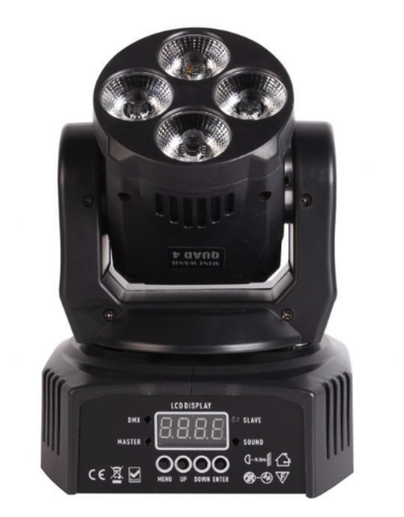 ColorKey ColorKey Mover Miniwash QUAD 4 MKII: Compact Moving Head Wash Light (CKU-5037)