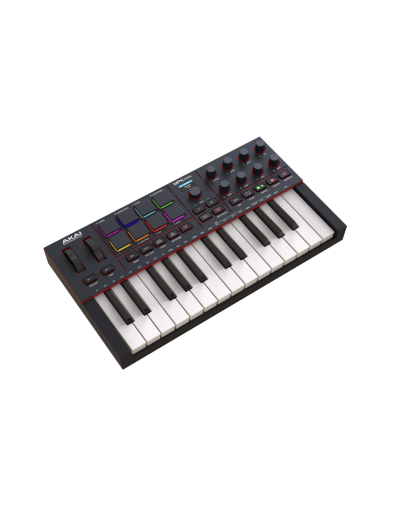 AKAI Akai Professional MPK Mini 4 Portable USB MIDI Keyboard Controller