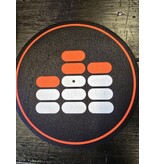 Mile High DJ Supply Mile High Dj Supply 12" Slipmat (ONE Single) 9oz SkinnEz™ Glazed™ Bottom Made By Glowtronics Black Red White
