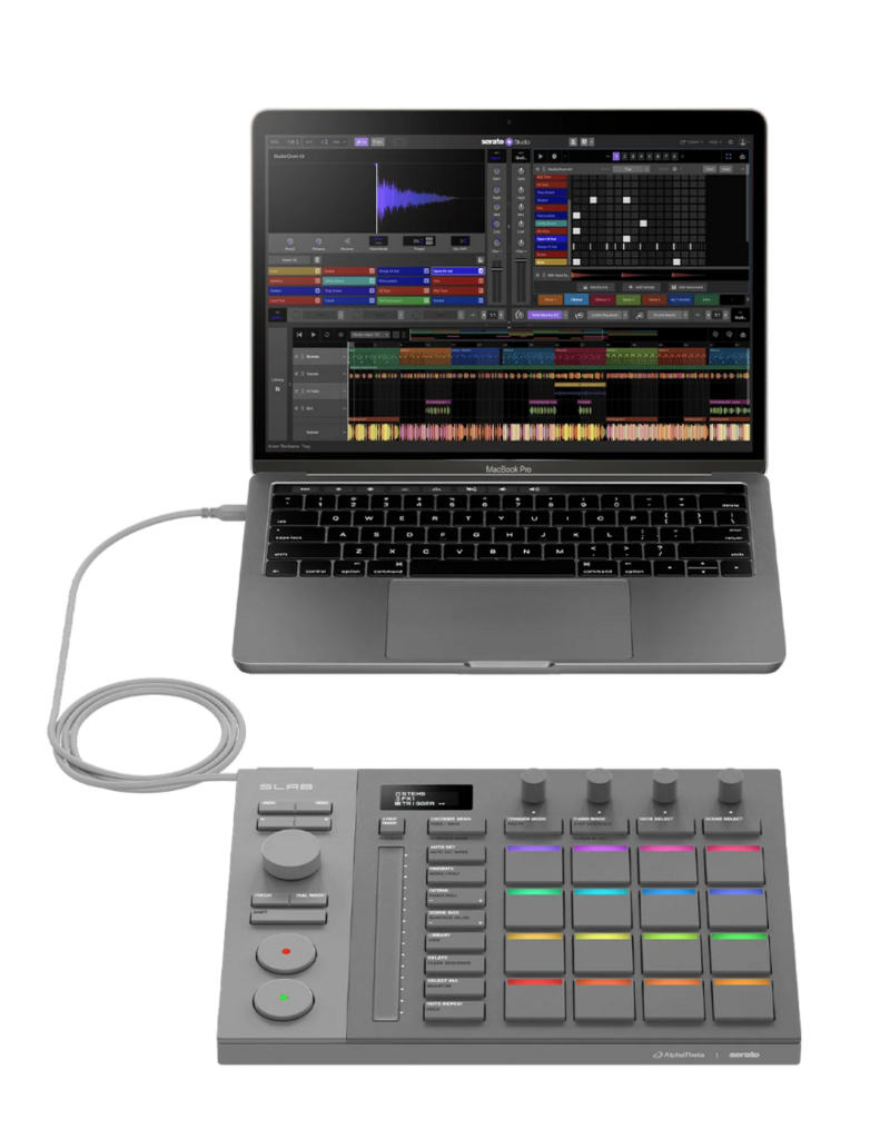 AlphaTheta SLAB - The first MIDI pad controller made for Serato Studio - AlphaTheta