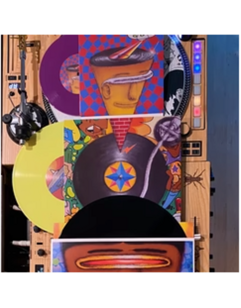 Thud Rumble Qbert NEXT COSMOS Album: 3 Record Set ::: Album Art by OS GEMEOS