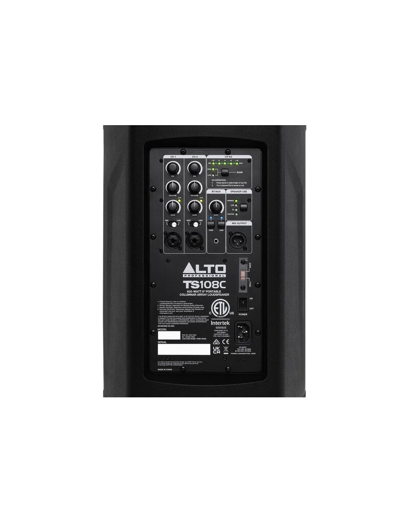 Alto Professional TS108C Portable Powered PA Speaker