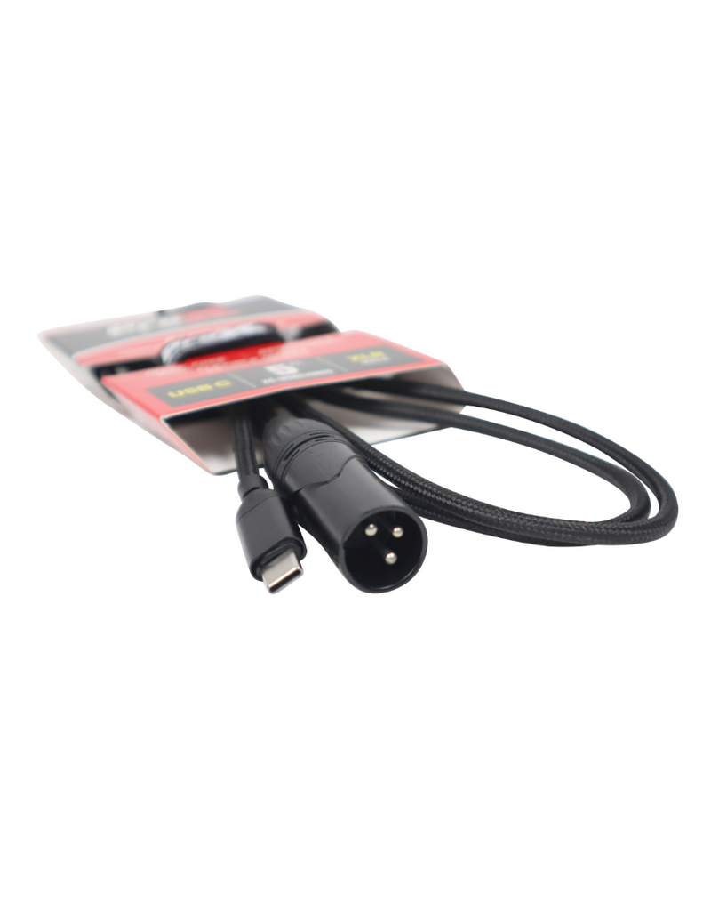 ProX ProX 5FT USB-C to XLR Male Cable  (XC-USBCXM05)