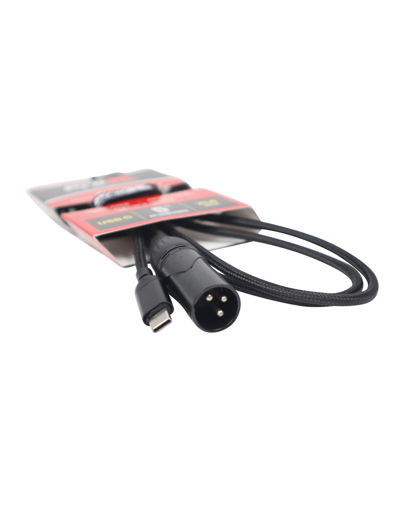 ProX ProX 5FT USB-C to XLR Male Cable  (XC-USBCXM05)