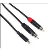 ProX ProX 6FT USB-C to Dual RCA Smartphone and Laptop to Mixer, Amplifier, Powered Speaker and Console Interface (XC-USBC2RCA06)