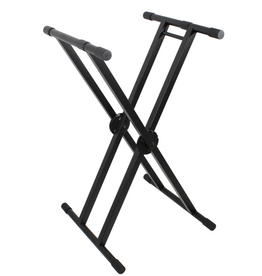 ProX Prox DJ Case/Keyboard Stand Double X Style W/Ergo Easy Lock (KSD200)