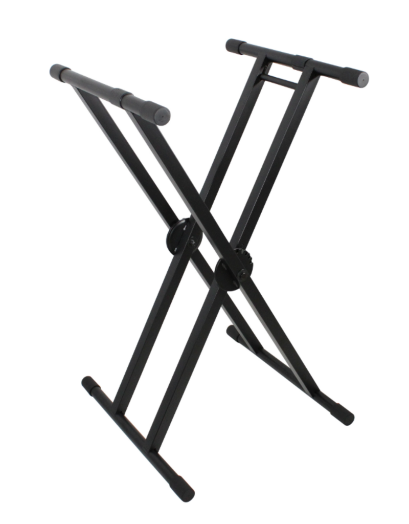 ProX Prox DJ Case/Keyboard Stand Double X Style W/Ergo Easy Lock (KSD200)