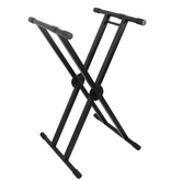 ProX Prox DJ Case/Keyboard Stand Double X Style W/Ergo Easy Lock (KSD200)