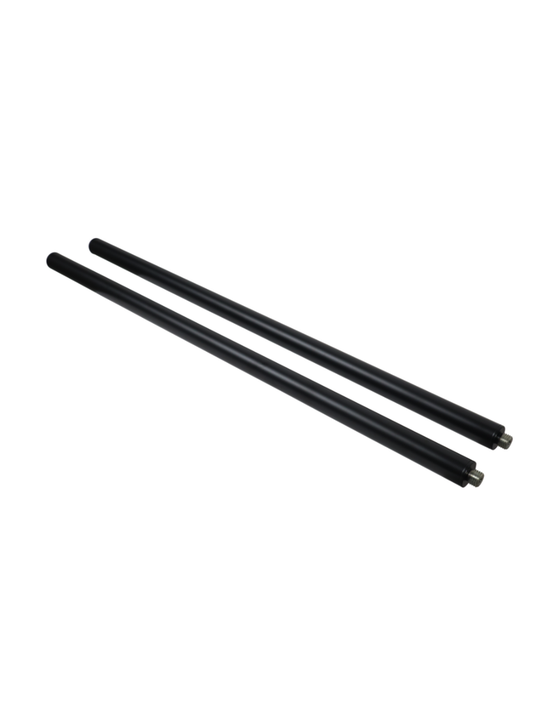 ProX ProX 36" Set of 2 Speaker Extension Poles with M20 Thread and 1-3/8 in. Adapter – Black, 200 lb Capacity  (X-POLE36X2BLK)