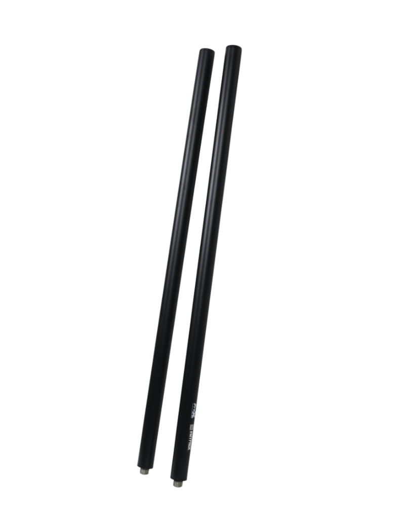 ProX ProX 36" Set of 2 Speaker Extension Poles with M20 Thread and 1-3/8 in. Adapter – Black, 200 lb Capacity  (X-POLE36X2BLK)
