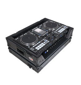 ProX PROX Flight Case For RANE SYSTEM ONE Dj Controller Wheels Black on Black 1U (XS-RANESYSONEWBL)