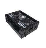 ProX PROX Flight Case For RANE SYSTEM ONE Dj Controller Wheels Black on Black 1U (XS-RANESYSONEWBL)