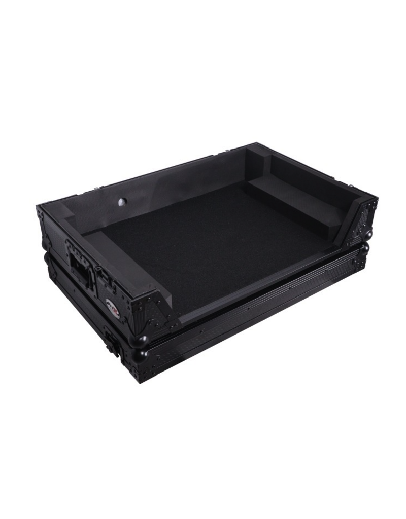 ProX PROX Flight Case For RANE SYSTEM ONE Dj Controller Wheels Black on Black 1U (XS-RANESYSONEWBL)