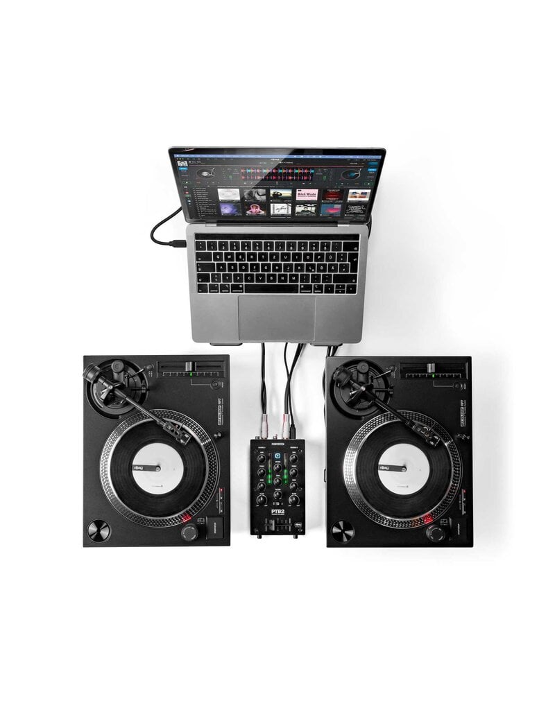 Reloop PTB-2 Portable 2+1-Channel DJ Mixer (PTB2)