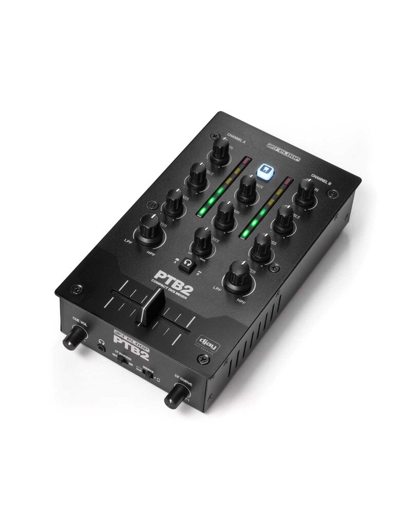 Reloop PTB-2 Portable 2+1-Channel DJ Mixer (PTB2)