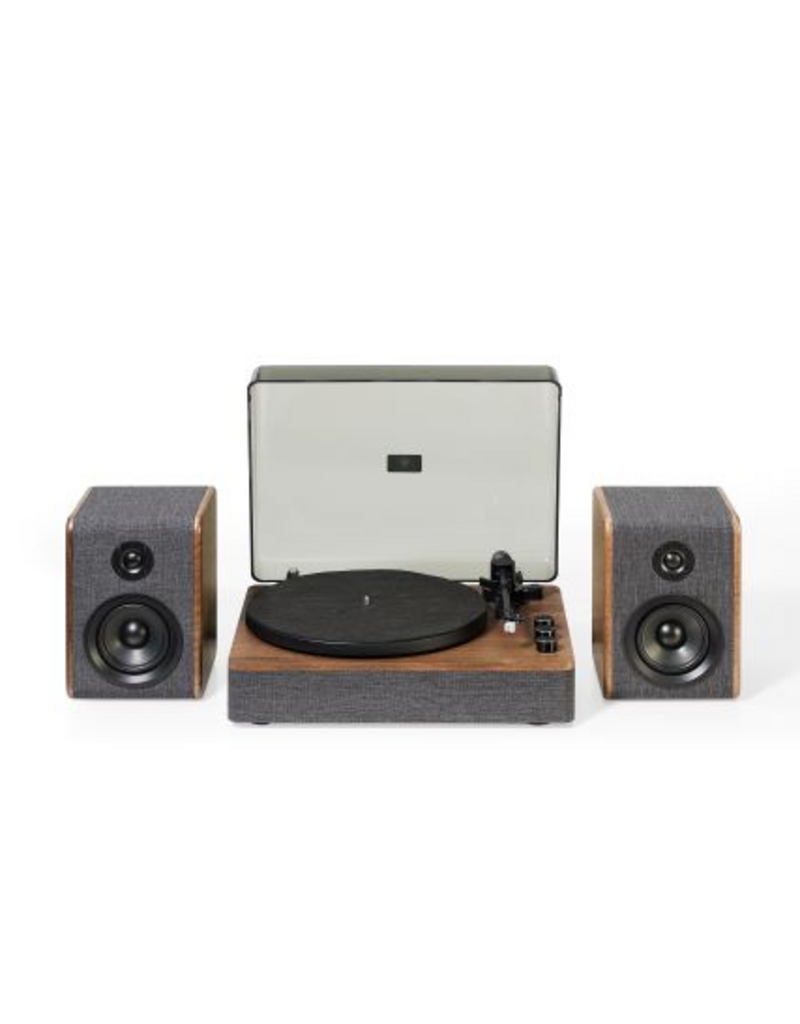 Crosley Crosley Nocturne Record Player Turntable With Speakers - Charcoal