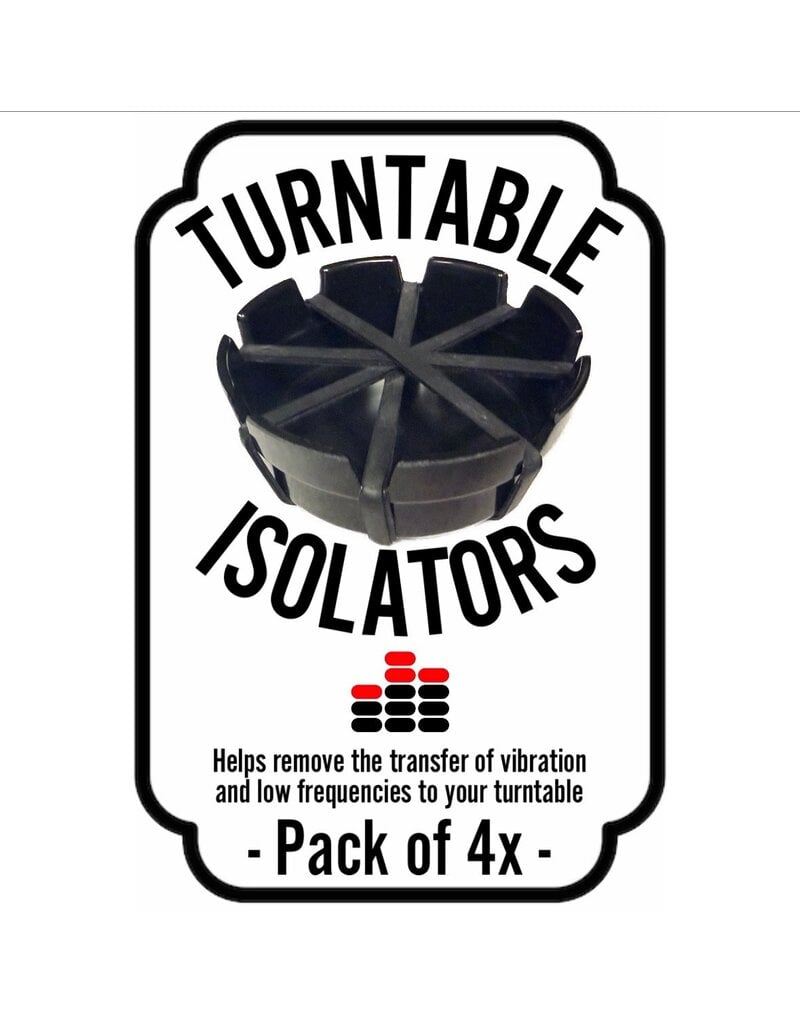 Mile High DJ Supply Turntable Isolators: Pack of 4 (for one Turntable)