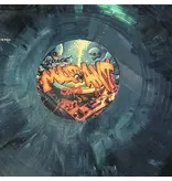 CrabCake Records Space Mutant Cutz 12" Cyan + Black Cosmos Scratch Record from Crabcake Records
