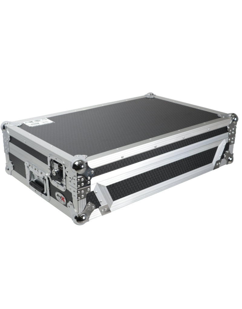 ProX ProX ATA Style Flight Case for Pioneer DDJ-REV7 DJ Controller with Wheels: Black/Silver (XS-DDJREV7W)