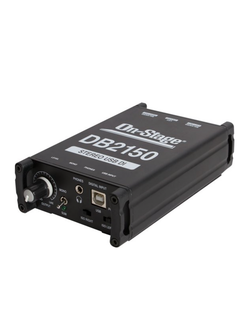 On-Stage On-Stage Passive USB DI Box (DB2150)