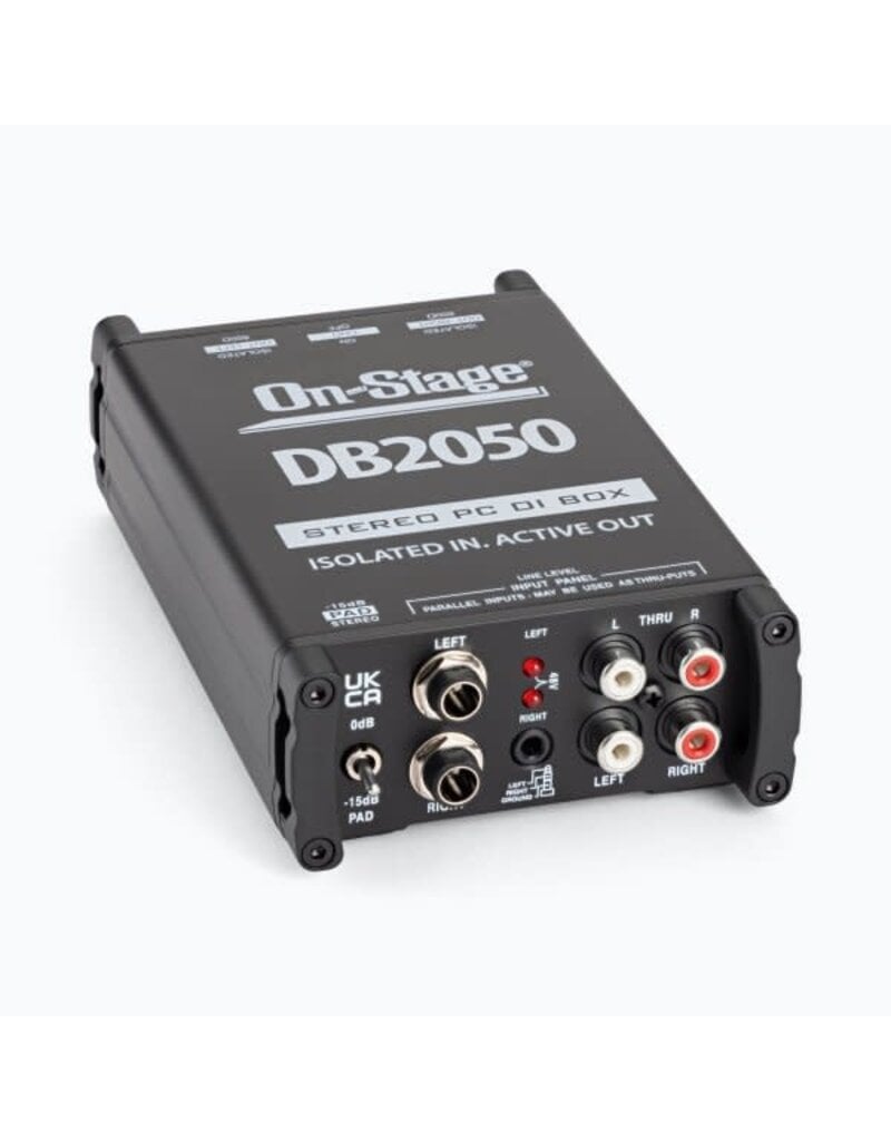 On-Stage On-Stage DB2050 Active Stereo Multimedia DI Box (DB2050)