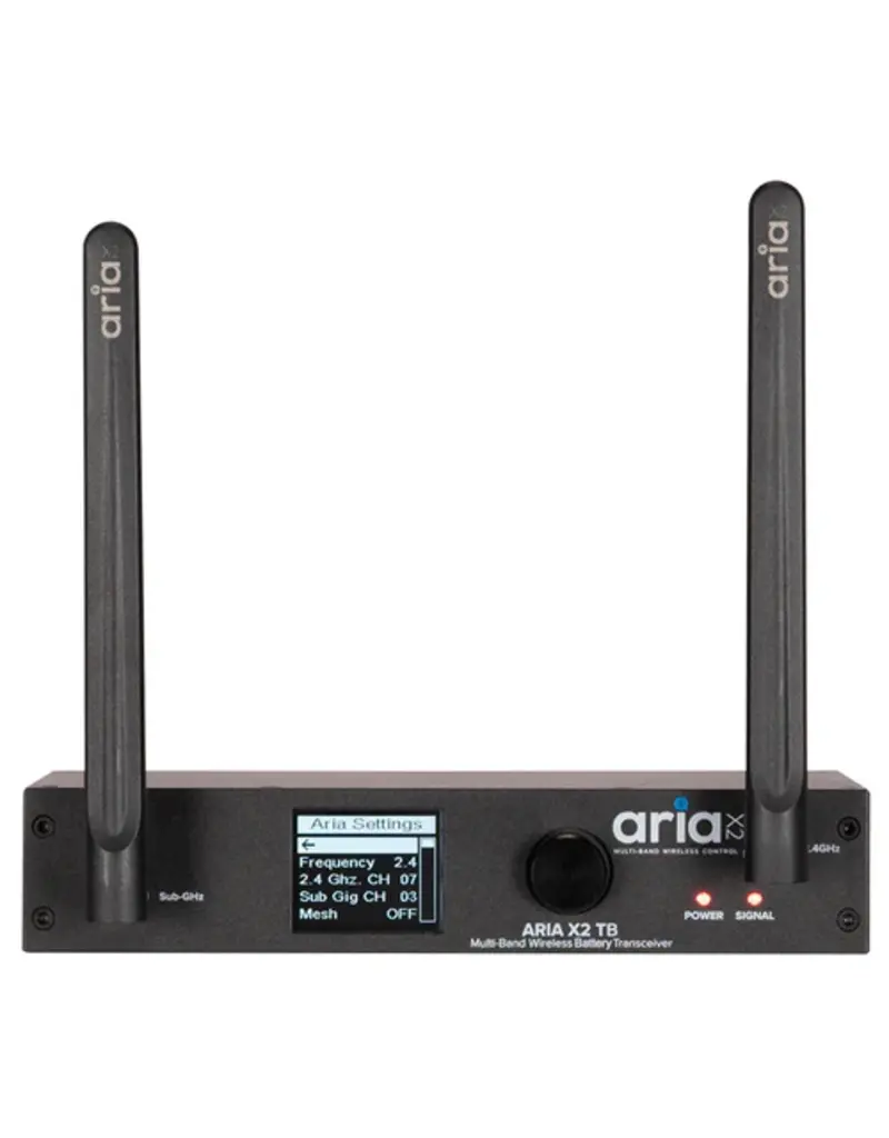 ADJ ADJ Aria X2 TB AC and Battery Wireless DMX Transceiver (AX2191)