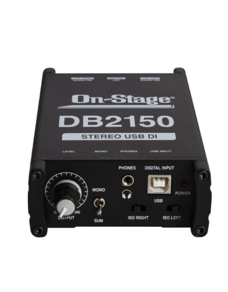 On-Stage On-Stage Passive USB DI Box (DB2150)