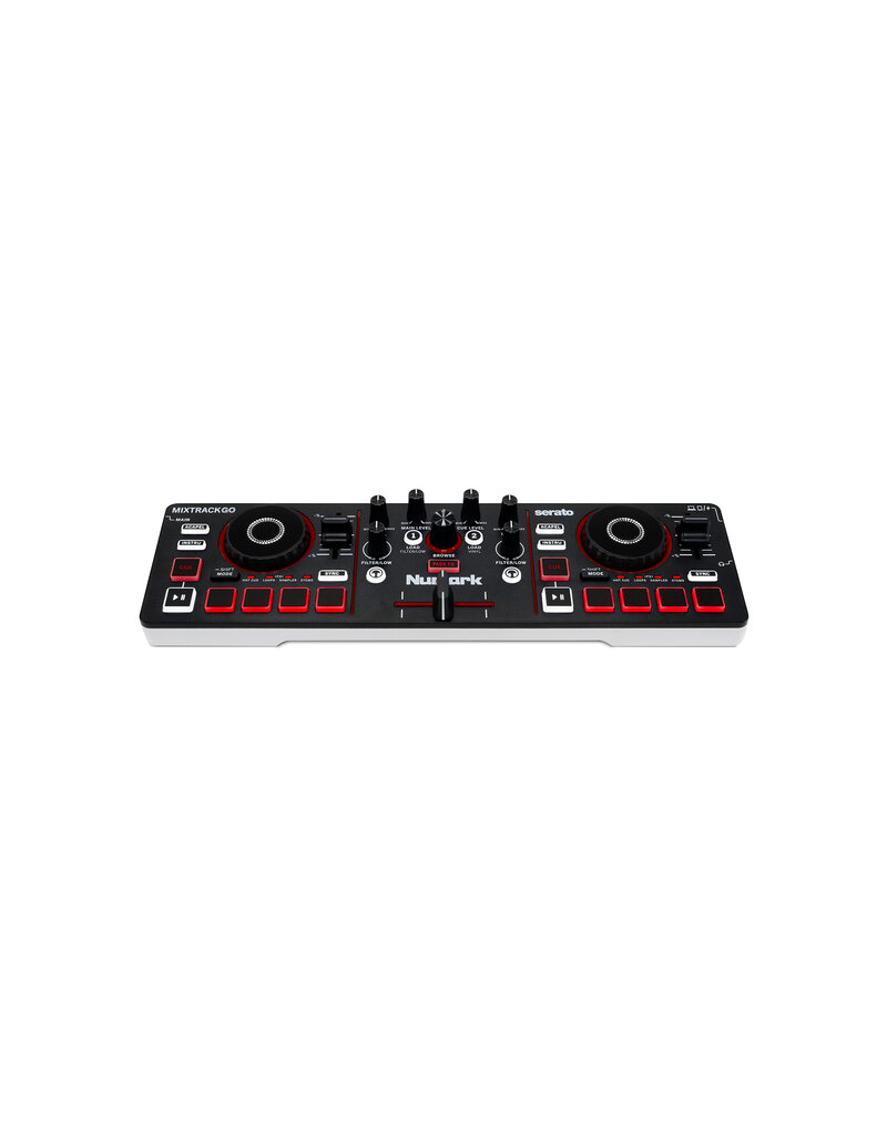 Numark MixTrack Go Ultra-Portable 2-Deck DJ Controller with Stems Control (MIXTRACKGO)