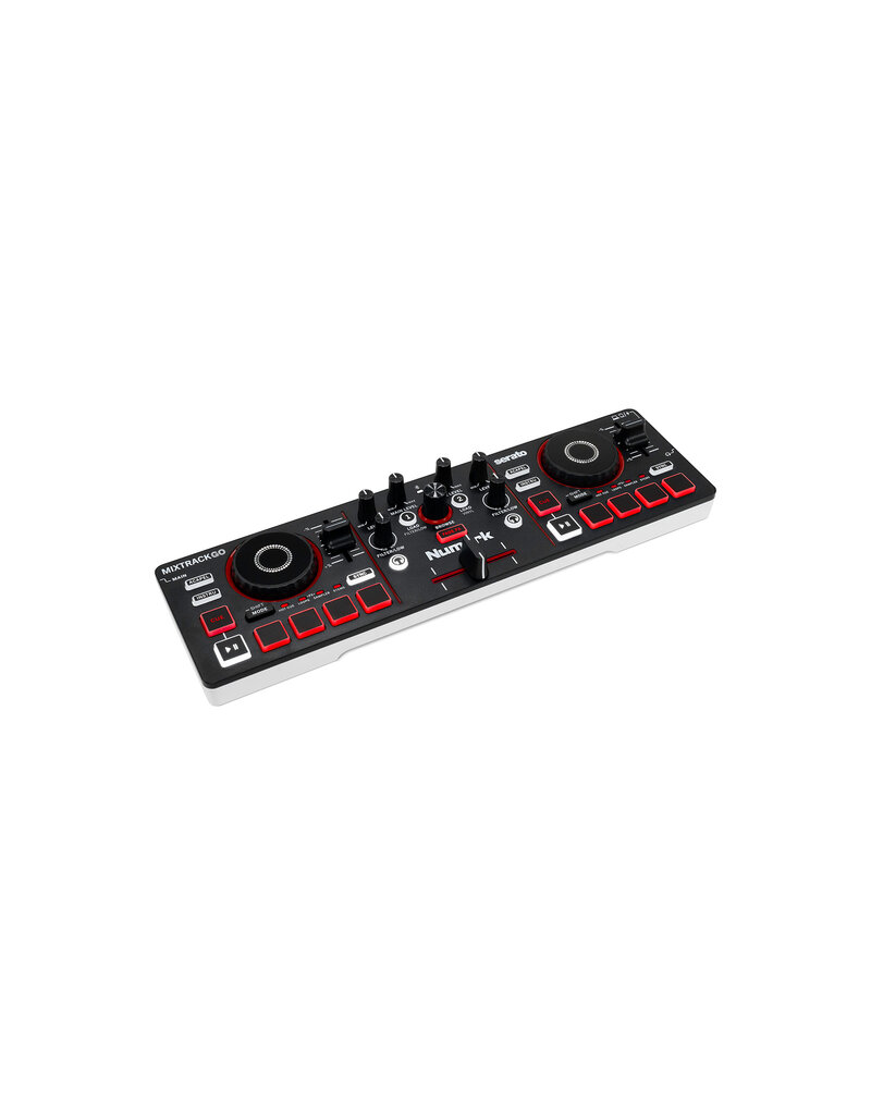 Numark MixTrack Go Ultra-Portable 2-Deck DJ Controller with Stems Control (MIXTRACKGO)