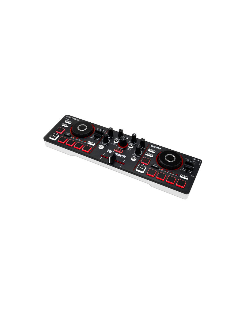 Numark MixTrack Go Ultra-Portable 2-Deck DJ Controller with Stems Control (MIXTRACKGO)