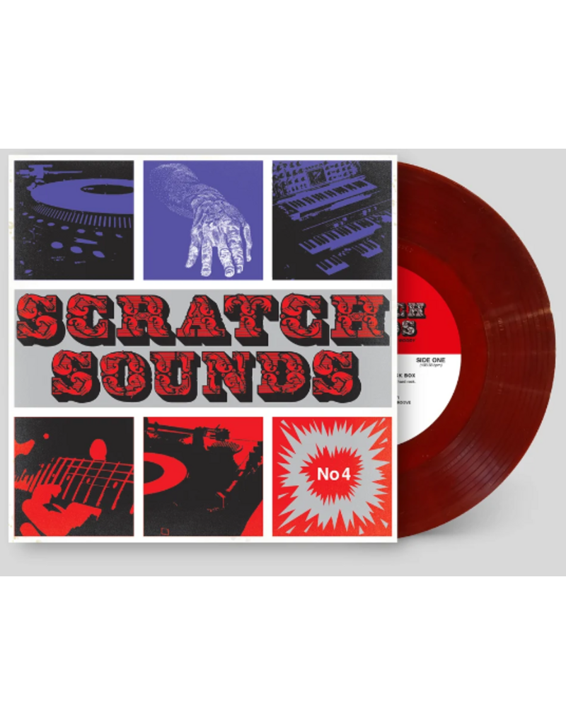 Woodwurk Records Scratch Sounds No 4 (Rock Box) by DJ Woody 7" Scratch Record - colored vinyl