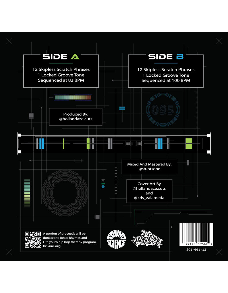 CROSSFADE CHRONICLES 12" Scratch Record: DJ HollanDaze