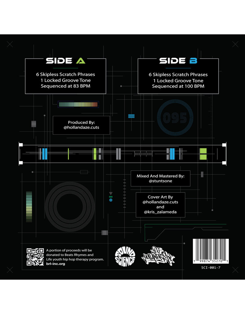 CROSSFADE CHRONICLES 7" Scratch Record: DJ HollanDaze
