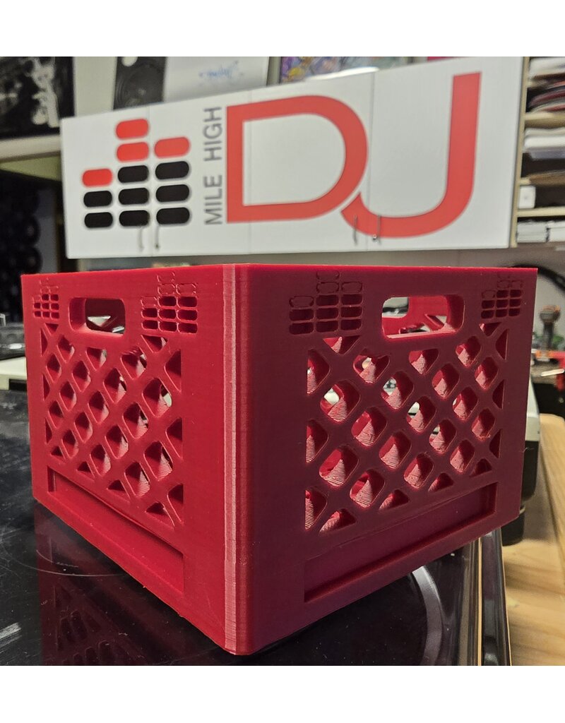 Mile High DJ Supply Milk Crate for 3" Records
