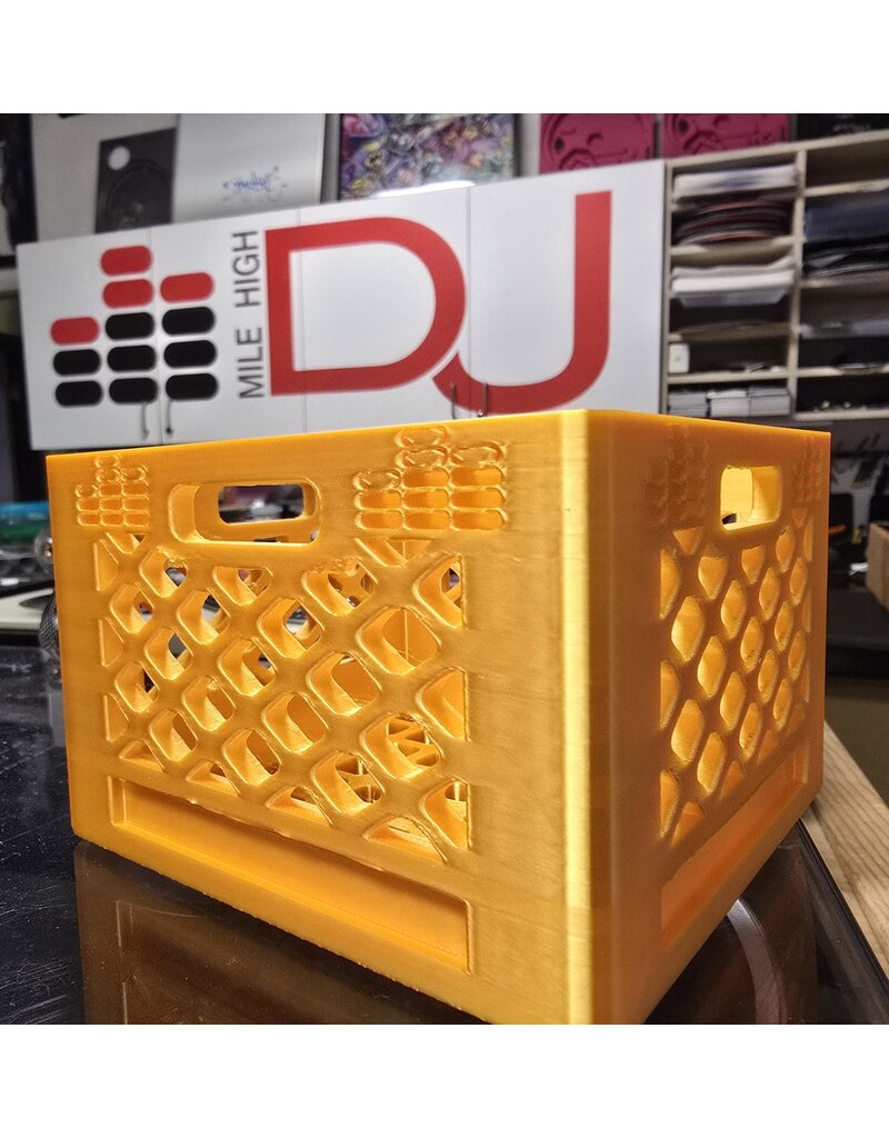 Mile High DJ Supply Milk Crate for 3" Records