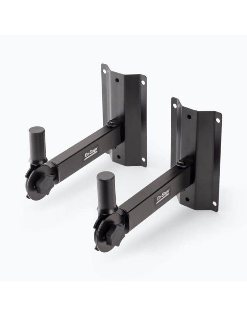 On-Stage On-Stage Adjustable Wall-Mount Speaker Brackets (SS7322B)