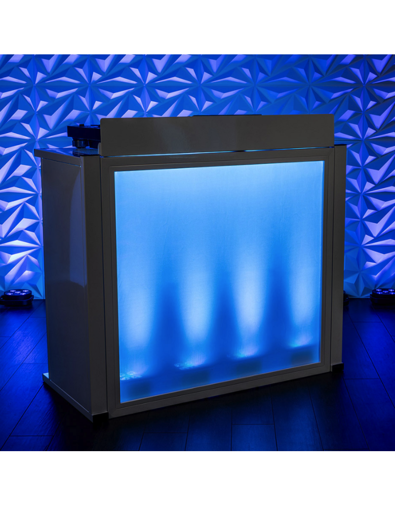 Headliner PRE-ORDER WHITE Headliner Solana Portable DJ Booth ( HL30081)