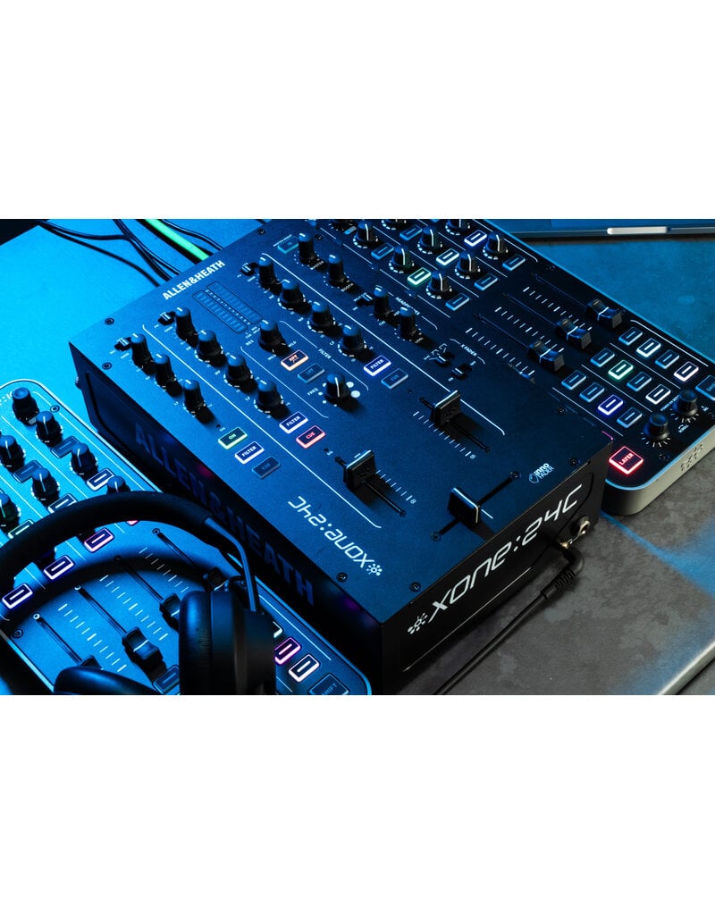 Allen & Heath Allen & Heath Xone:24C Professional 2+1 Channel Hybrid DJ Mixer with USB-C Interface
